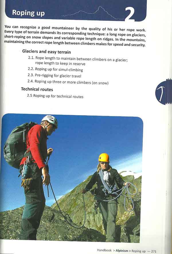 De l'usage de la corde en technique alpine...