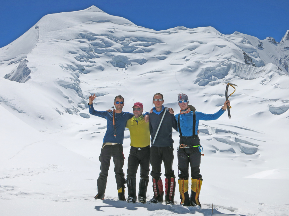 Himlung Himal, the 4 summiteers