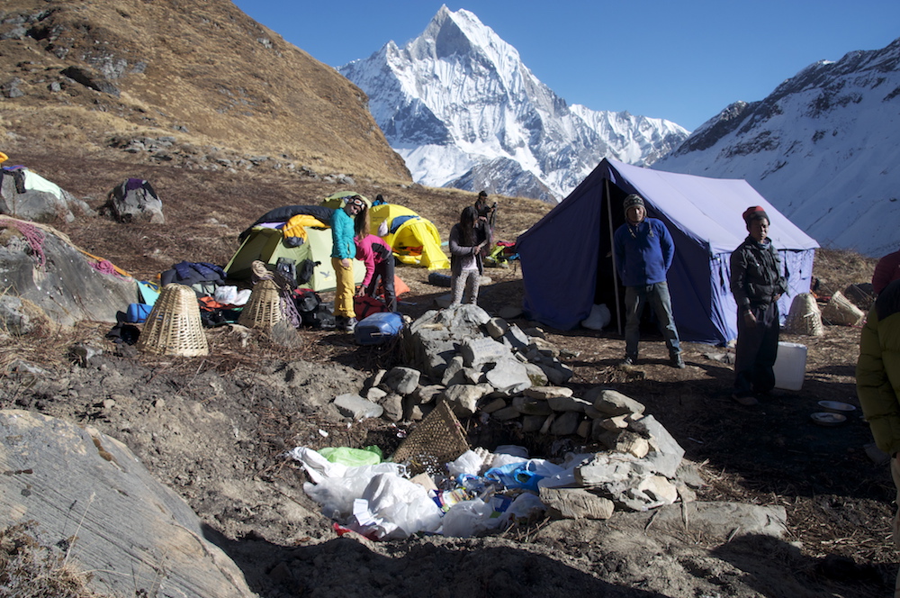 Rebbish in Himalaya