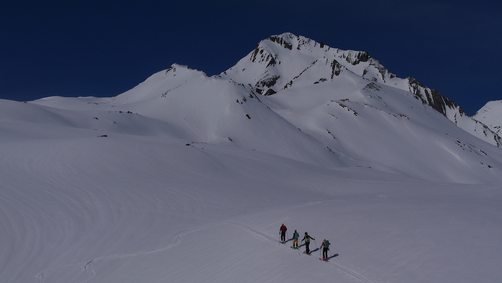 randonnée à ski au refuge du Goléon