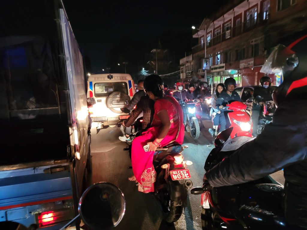 le Népal en moto