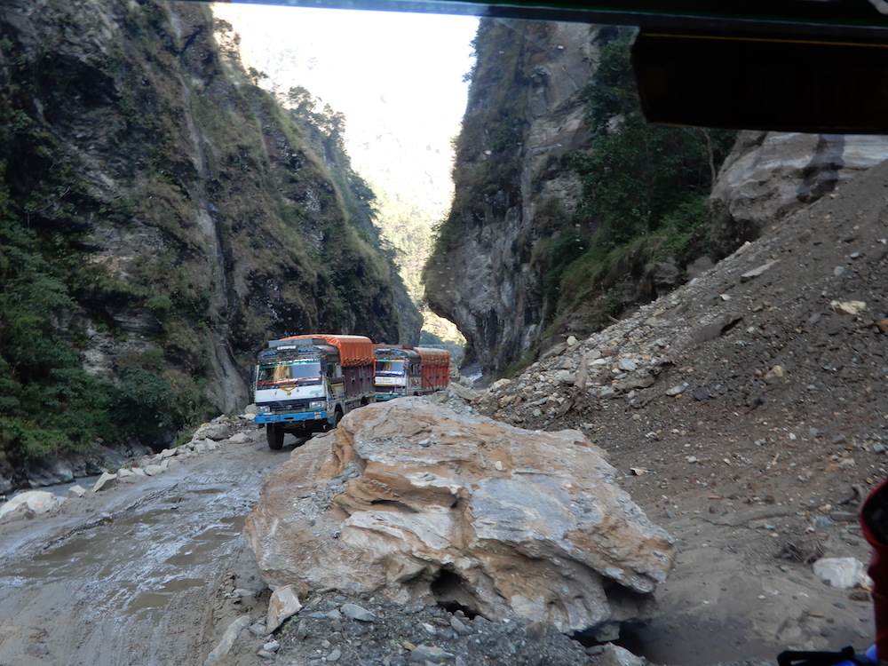 la route de la Kali Gandaki
