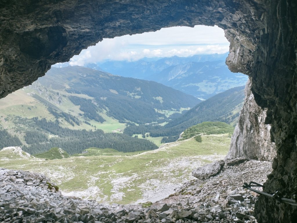 Klettersteig Gauablick Höhle
